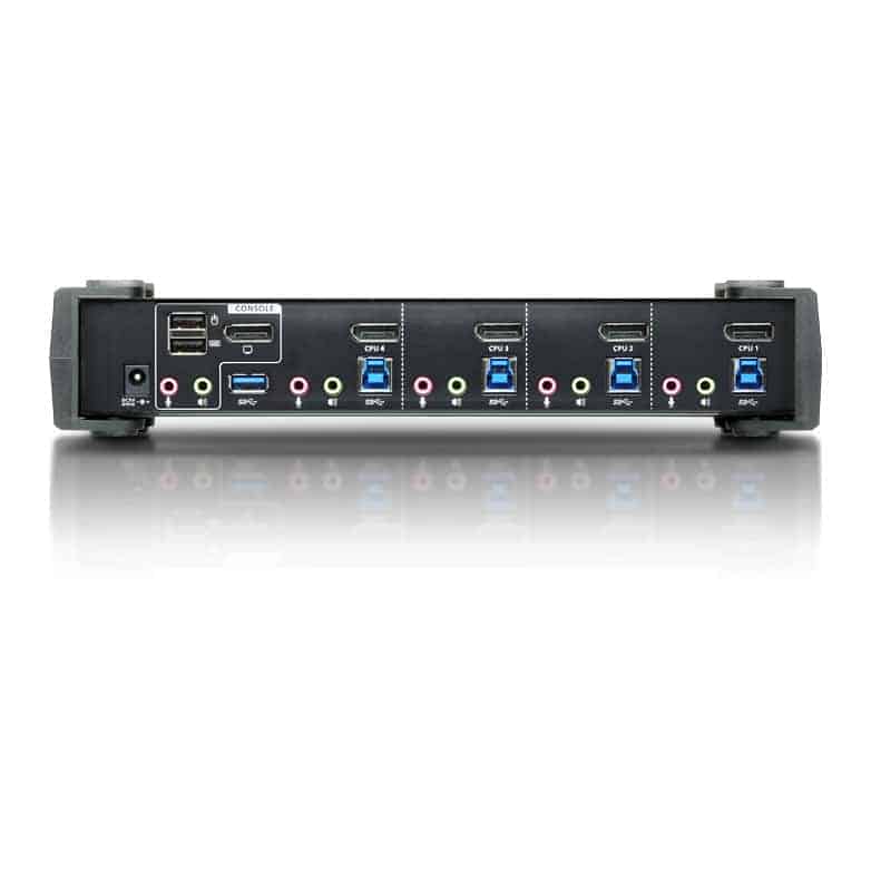 (image for) Aten 4-Port USB 3.1 4K DisplayPort KVMP™ Switch (Cables Included)
